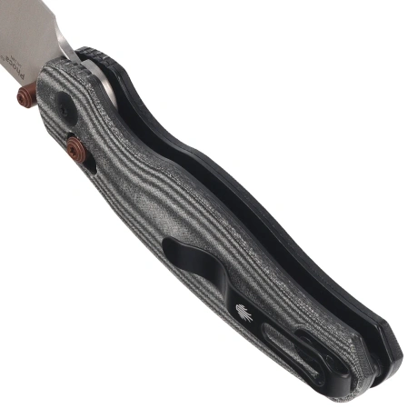 Nóż składany Kizer Phoca CD Black Norplex UltreX Micarta, Satin 14C28N (V3781CDA1)