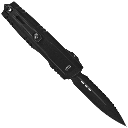 Microtech-Surefire Luminary ZBP D/E Signature OTF Knife Shadow DLC Aluminum, Shadow DLC F/S M390MK by Tony Marfione (1270-3DLCTSH)