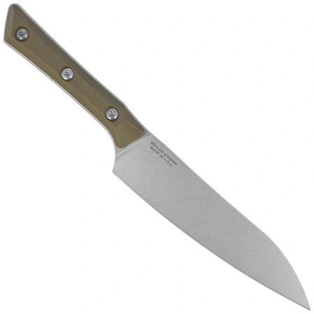 Nóż kuchenny Microtech Utility OD Green G10, Stonewashed MK390 (3400-10OD)