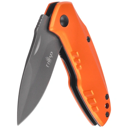 Nóż składany Third Decor Habitat N83O Orange Anodized Aluminum, Titanium Gray Coated 420 (TH-N83O)