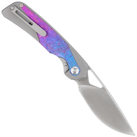 Nóż składany Kizer Topsail Silver-Blue-Purple Crystallized Titanium, Satin S45VN by Jonathan Styles (Ki3735A1)