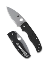 Nóż składany Spyderco Shaman Lightweight Black FRN, Satin CTS BD1N by Sal Glesser (C229PBK)