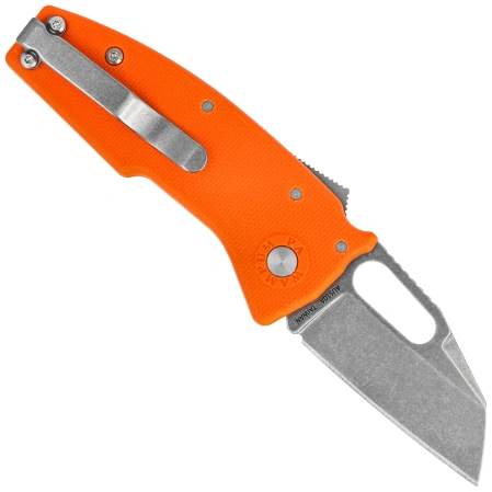 Demko Nano-Shark SF Orange GRN, Stonewashed AUS10A by Andrew Demko (NANO-10A-Orange GRN-SF)