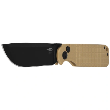 Bestech Glok Khaki G10, Black Stonewashed 14C28N by Keanu Alfaro Knife (BG55C)