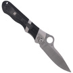 Spyderco Lil' Sub-Hilt G-10 Black Plain Knife (C224GP)