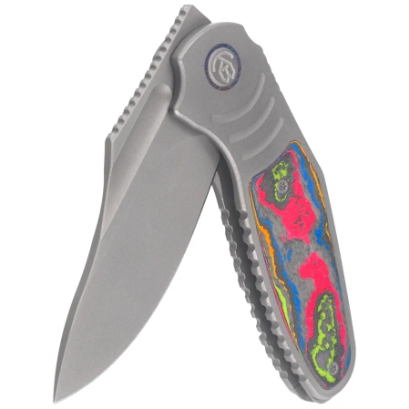 Kubey KB Knives Stroller Gray Titanium/Damtanium CamoCarbon, Darkwashed CPM 20CV by Utilizator (KB384B)