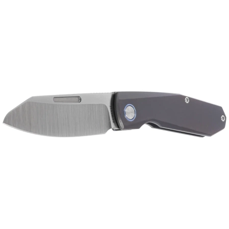 Nóż składany Remette Squirrel Blue Titanium, Manual Fine Grinding Satin M390 (RTDP-C)