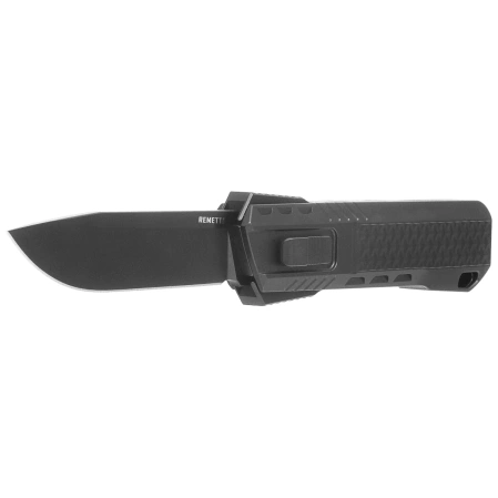Nóż grawitacyjny Remette Sharp Leopard Black DLC Titanium, Black DLC M390 (RTSLB)