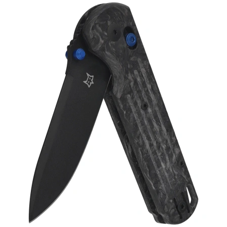 Nóż składany Fox Gabi Gold Dark Matter Carbon Fiber, Black PVD Niolox (FX-451 DMB)