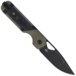 Nóż składany Kizer Mini Militaw Green G10 / Black Micarta, Black Stonewashed Nitro-V by Jonathan Styles (V3634SA5)
