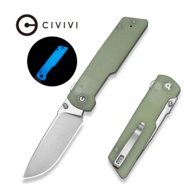 Civivi Zygon Knife Natural G10 Blue Glow, Satin Nitro-V (C25035-1)