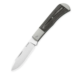 Nóż składany Kizer Trestle D Silver Aluminium / Black Norplex UltreX Micarta, Stonewashed Nitro-V by Azo (V3760A1)