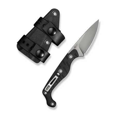 Civivi Sōkn Black G10, Stonewashed Nitro-V by Kyle Lamb (C22027-1)