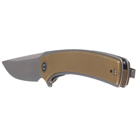 Nóż składany CIVIVI Asticus Stonewashed Brass, Satin Finish (C2002E)