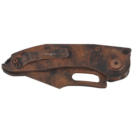 Microtech Stitch-A Signature S/E Automatic Knife Plague Outbreak Aluminium, Plague Outbreak M390 by Borka Blades and Tony Marfione (169-1PLOBS)