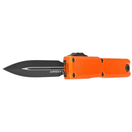 Nóż automatyczny OTF Microtech Ultratech Gen IV D/E Orange Aluminium, Black M390MK by Tony Marfione (11224-1OR)