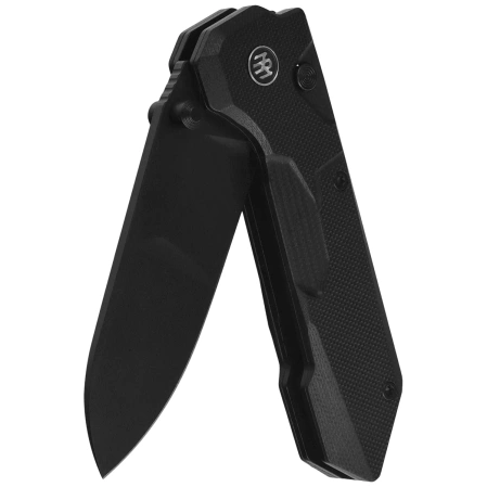 Nóż składany Remette Cosmic Black G10, Black Titanium Plating 14C28N (RTCO-GB)