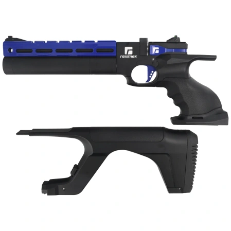 Pistolet wiatrówka PCP Reximex RP Race Blue 5.5 mm z regulatorem