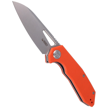 Nóż składany Kubey Knife New Vagrant Orange G10, Sandblast AUS-10 (KU291D)