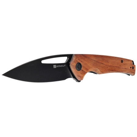 Nóż składany Sencut Mims Guibourtia Wood, Black Stonewashed 9Cr18MoVS (S21013-4)
