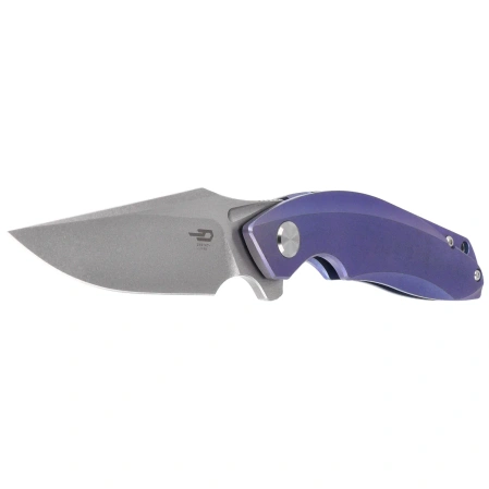 Bestech Ghost Knife Blue Titanium, Stonewashed / Satin CPM S35VN (BT1905B)