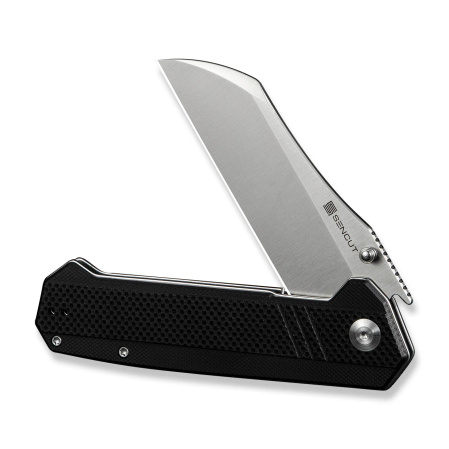 Sencut Draxor Black G10 Knife, Satin 9Cr18MoV (S24035-1)
