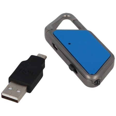 Latarka ASP Sapphire USB Blue Aluminium (53650)