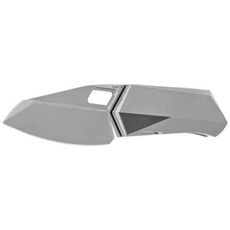 Nóż składany Remette RT-Woodpecker Gray Titanium, Hand Grinding Pearlescent M390 (RTWP-T)
