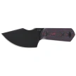 Nóż Kizer Mini Harpoon Purple Haze Fat Carbon, Black Matte DLC Ultra S45VN by Maverick Customs (1040S9)