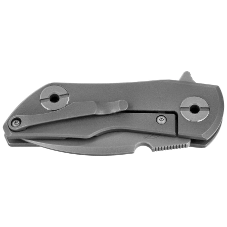 Nóż składany Bestech 2500 Delta Dark Gray Titanium, Bead Blasted CPM S35VN by Poltergeist Works (BT2006B)