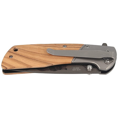 Herbertz CJH Olive Wood hunting knife 3D motif, Bear (44161 - 55010)