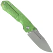 Remette Rhino Knife Green Crystallized Titanium, Pearlescent M390 (RNTB4)