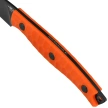 Bestech Heidiblacksmith #3 Upswept Orange G10, Black PVD 14C28N by Heidi (BFK08B)