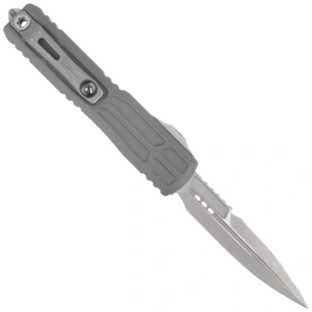 Nóż automatyczny OTF Microtech Ultratech Gen III EX-ZBP Bayonet Signature Natural Clear Aluminium, Apocalyptic M390MK F/S by Tony Marfione (1120EX-12APNCS)