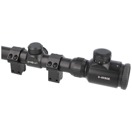 Lensolux Rifle Scope 3-9x50E, reticle 4 Red Dot illuminated (19312)