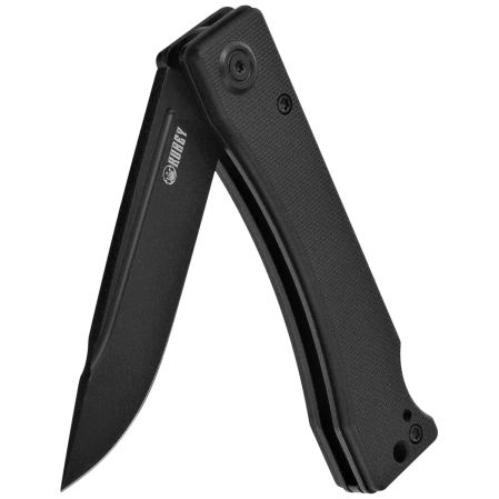 Nóż składany Kubey Akino Black G10, Blackwashed 14C28N by Tiguass (KU2102D)