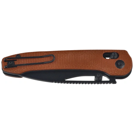 Bestech Cobber Knife Brown Micarta, Black PVD 14C28N by Happy as Larry (BG68F)