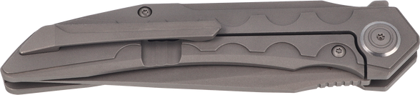 Bestech Samari Grey Titanium, Bead Blasted/Stonewashed M390 by Kombou Knife (BT2009A)