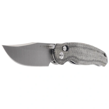 Nóż składany Kizer Phoca CC Black Norplex UltreX Micarta, Satin AEB-L (V3780A3)