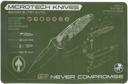 Mata do prezentacji noży Microtech Socom Elite Auto OD Green (MAT-SEA)