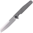 WE Knife Reiver LE  No 154/260 Gray Titanium, Silver Bead Blasted CPM S35VN (WE16020-1)
