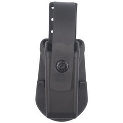 ESP Double-Stack 9 mm / .40 Magazine Pouch with Rotating ESP Paddle Mount and Safety Strap, Black (MH-04-S)