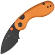 Kizer Microbe Knife Orange Aluminum, Black PVD 14C28N by Maksim Epifantsev (V2742A3)