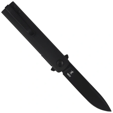 Nóż składany Fox Chnops Tactical Black G10, Black Idroglider Hybrid Cryo by Raven Knives Design (FX-545 G10B)
