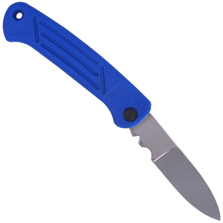 Nóż monterski dla elektryka MAC B05E Blue FRN, Satin W 1.4028