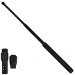 ESP hardened expandable baton 21'' with leather-imitation grip (EXB-21HL BK BH-55-HL)