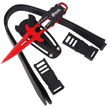 MAC Apnea 9 Diving Knife Carbon Fiber, Red PTFE W 1.4060