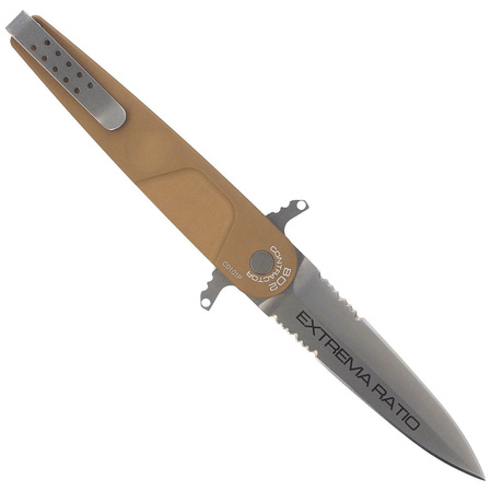 Nóż składany Extrema Ratio BD2 Contractor Desert Aluminium, Stonewashed N690 (04.1000.0229/DW)