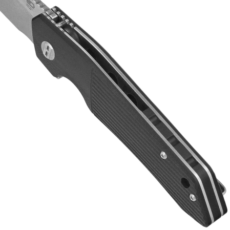 Nóż składany Bestech Barracuda Black G10, Stonewashed/Satin D2 (BG15A-1)