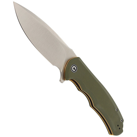 Nóż składany Civivi Praxis Green G10, Satin 9Cr18MoV (C803A)